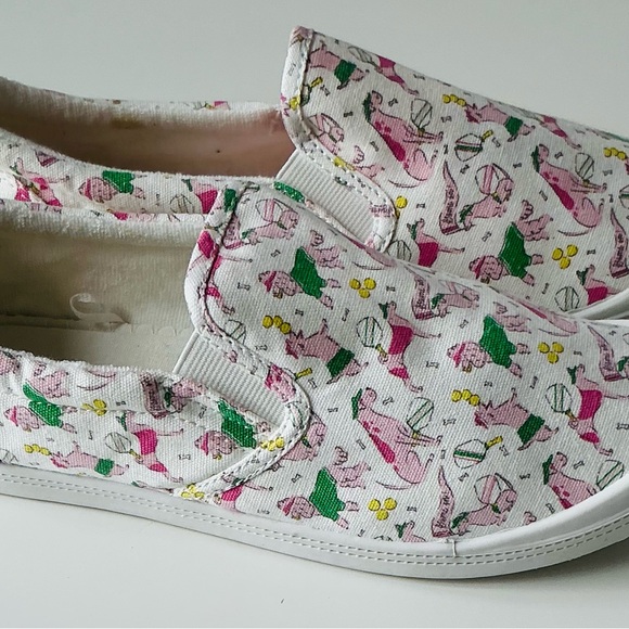 The Humane Society Preppy Dog Sneakers Sz 8 - Picture 4 of 8